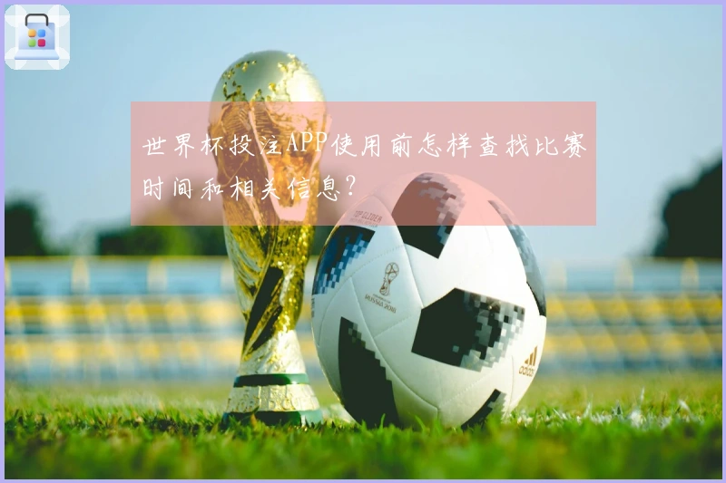 世界杯投注APP使用前怎样查找比赛时间和相关信息？