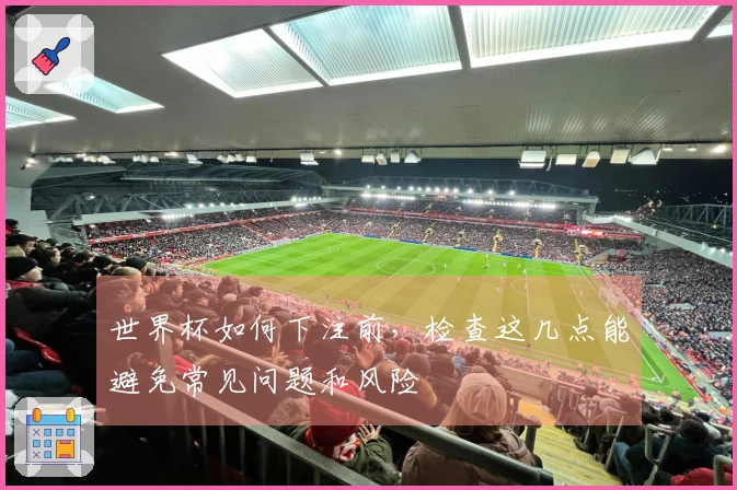 世界杯如何下注前,检查这几点能避免常见问题和风险