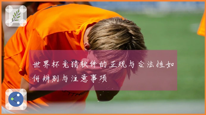 世界杯竞猜软件的正规与合法性如何辨别与注意事项