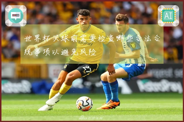 世界杯买球前需要检查哪些合法合规事项以避免风险