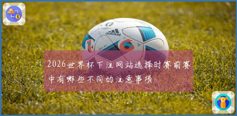 2026世界杯下注网站选择时赛前赛中有哪些不同的注意事项